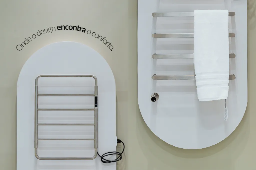 toalheiros térmicos, lançamento doka 2025 no estande da expo revestir 2025